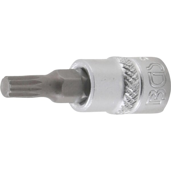BGS Bit-Einsatz | Antrieb Innenvierkant 6,3 mm (1/4") | Innenvielzahn (für XZN) M5