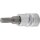 BGS Bit-Einsatz | Antrieb Innenvierkant 6,3 mm (1/4") | Innenvielzahn (für XZN) M5