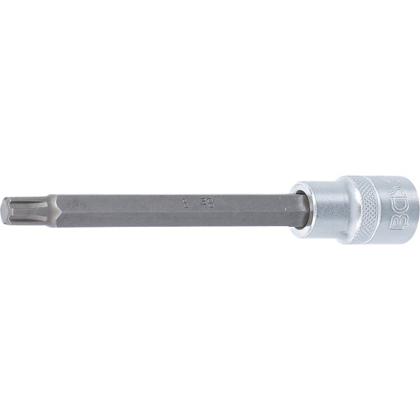 BGS Bit-Einsatz | Länge 140 mm | Antrieb Innenvierkant 12,5 mm (1/2") | Keil-Profil (für RIBE) M9