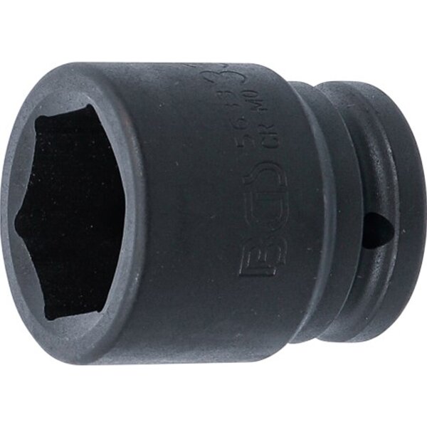 BGS Kraft-Steckschlüssel-Einsatz Sechskant Antrieb Innenvierkant 20mm (3/4") SW 33mm