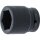 BGS Kraft-Steckschlüssel-Einsatz Sechskant Antrieb Innenvierkant 20mm (3/4") SW 33mm