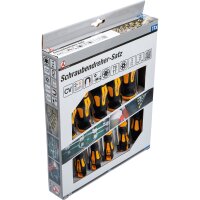 BGS DIY Schraubendreher-Satz | T-Profil (für Torx) mit Bohrung T6 - T40 | 11-tlg.