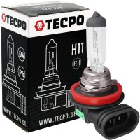 1x TECPO Glühbirne H11 12V 55W