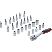 BGS DIY Steckschlüsselsatz 1/4" Zoll 27-tlg...