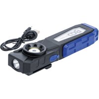BGS COB-LED-Werkstattleuchte mit Magnet und Haken klappbar