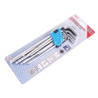 BGS Innensechskant Schlüssel Zoll Werkzeug Satz, 1/16"-3/8", 9-teilig