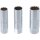 BGS Zündkerzen-Einsatz-Satz Zwölfkant Antrieb Innenvierkant 10 mm (3/8") SW 14 - 16 - 18 mm 3-tlg.
