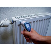 BGS Stirn-Fieber-Thermometer kontaktlos, Infrarot für Personen + Objekt-Messung 0 - 100°