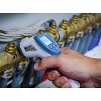 BGS Stirn-Fieber-Thermometer kontaktlos, Infrarot für Personen + Objekt-Messung 0 - 100°