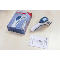 BGS Stirn-Fieber-Thermometer kontaktlos, Infrarot für Personen + Objekt-Messung 0 - 100°