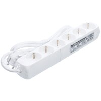 BGS Steckdosenleiste 6-fach Zuleitung 1,4 m 3 x 1,5 mm² IP 20