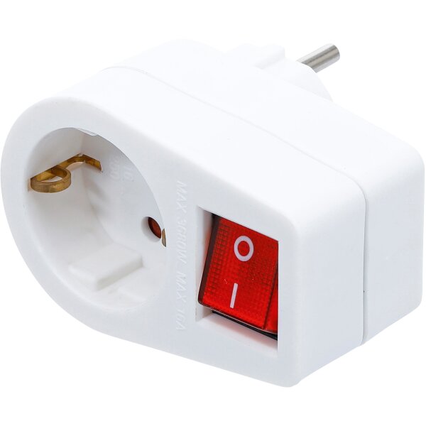 BGS Steckdosenadapter mit Schalter