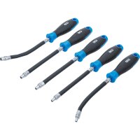 BGS Flexibler Schraubendreher-Satz mit Rundgriff E-Profil...