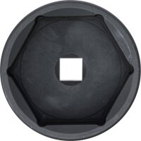 BGS Kraft-Steckschlüssel-Einsatz Sechskant Antrieb Innenvierkant 20 mm (3/4") SW 90 mm passend für Iveco, Volvo, DAF
