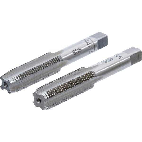 BGS Gewindebohrer | Vor- und Fertigschneider | M14 x 1,5 | 2-tlg.