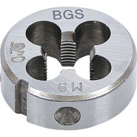 BGS Gewindeschneideisen | M9 x 0,75 x 25 mm