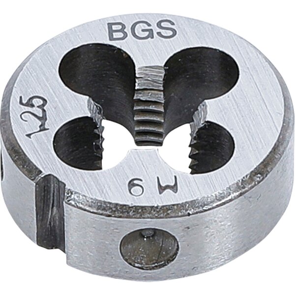 BGS Gewindeschneideisen | M9 x 1,25 x 25 mm
