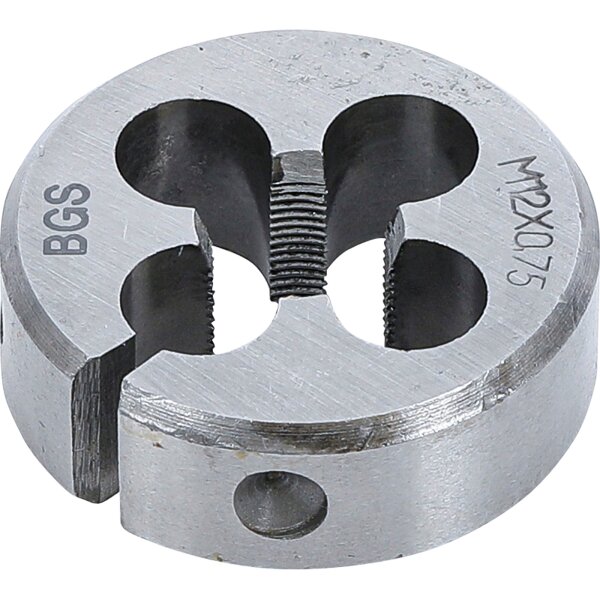BGS Gewindeschneideisen | M12 x 0,75 x 25 mm