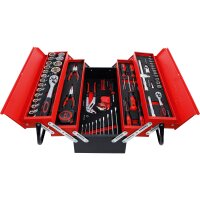 BGS DIY Metall-Werkzeugkoffer inkl. Werkzeug-Sortiment |...