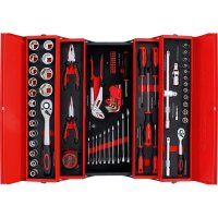BGS DIY Metall-Werkzeugkoffer inkl. Werkzeug-Sortiment | 86-tlg.