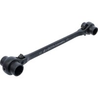 BGS DIY Gerüstbauer-Knarre | 4-in-1 | SW 14 - 17 -...