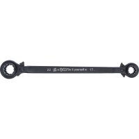 BGS DIY Gerüstbauer-Knarre | 4-in-1 | SW 14 - 17 - 19 - 22 mm