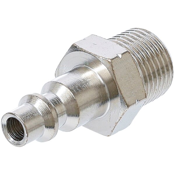 BGS Druckluft-Stecknippel | 10 mm (3/8") Außengewinde | für USA / Frankreich