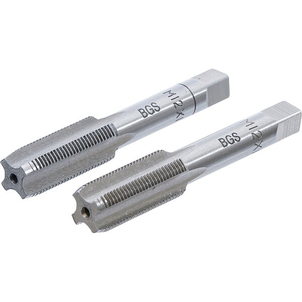 BGS Gewindebohrer | Vor- und Fertigschneider | M12 x 1,0 mm | 2-tlg.