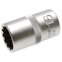 BGS Steckschlüssel-Einsatz 12-kant, 12,5 (1/2), 16 mm