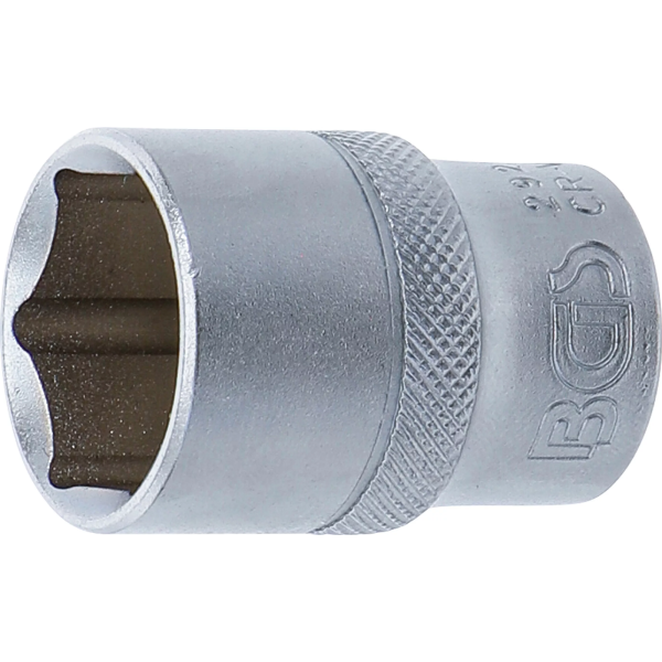 BGS Steckschlüssel-Einsatz Sechskant | Antrieb Innenvierkant 12,5 mm (1/2") | SW 21 mm