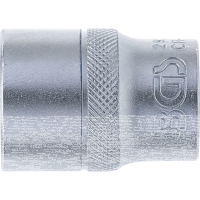 BGS Steckschlüssel-Einsatz Sechskant | Antrieb Innenvierkant 12,5 mm (1/2") | SW 21 mm