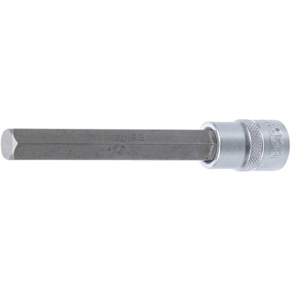 BGS Bit-Einsatz | Länge 140 mm | Antrieb Innenvierkant 12,5 mm (1/2") | Innensechskant 14 mm