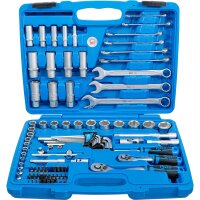 BGS Steckschlüssel-Satz Sechskant | Antrieb 6,3 mm...