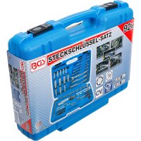 BGS Steckschlüssel-Satz Sechskant | Antrieb 6,3 mm (1/4") / 10 mm (3/8") | 92-tlg.