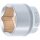 BGS Steckschlüssel-Einsatz Sechskant | Antrieb Innenvierkant 12,5 mm (1/2") | SW 41 mm