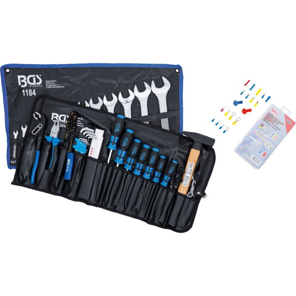 BGS Werkzeugsortiment in Rolltasche | 270-tlg.
