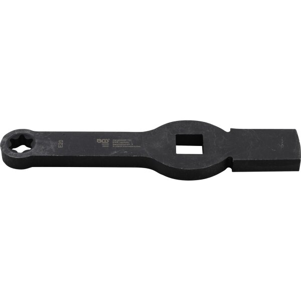 BGS Schlag-Ringschlüssel | E-Profil (für Torx) | mit 2 Schlagflächen | SW E20
