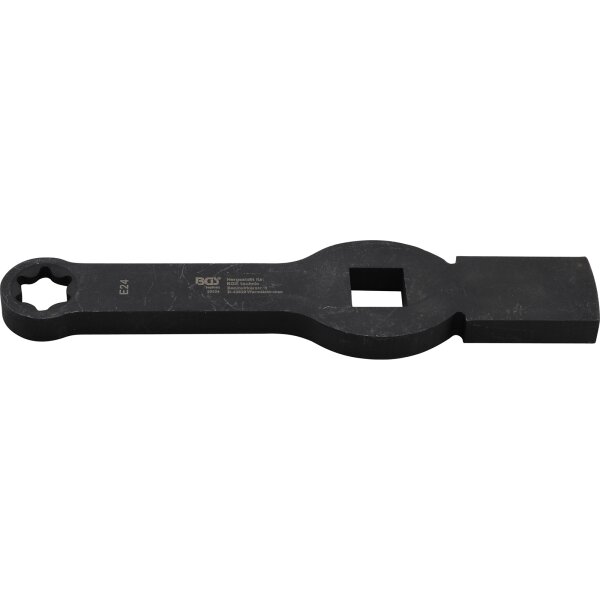 BGS Schlag-Ringschlüssel | E-Profil (für Torx) | mit 2 Schlagflächen | SW E24