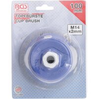 BGS Topfbürste | Aufnahme M14 x 2 | Ø 100 mm x 67 mm