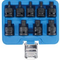 BGS Kraft-Bit-Einsatz-Satz | Antrieb Innenvierkant 12,5...