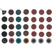 BGS Schleifscheiben / Schleifteller-Satz | Ø 50 mm...
