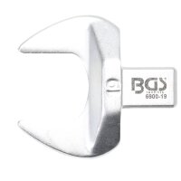 BGS Einsteck-Maulschlüssel | 19 mm | Aufnahme 9 x 12 mm