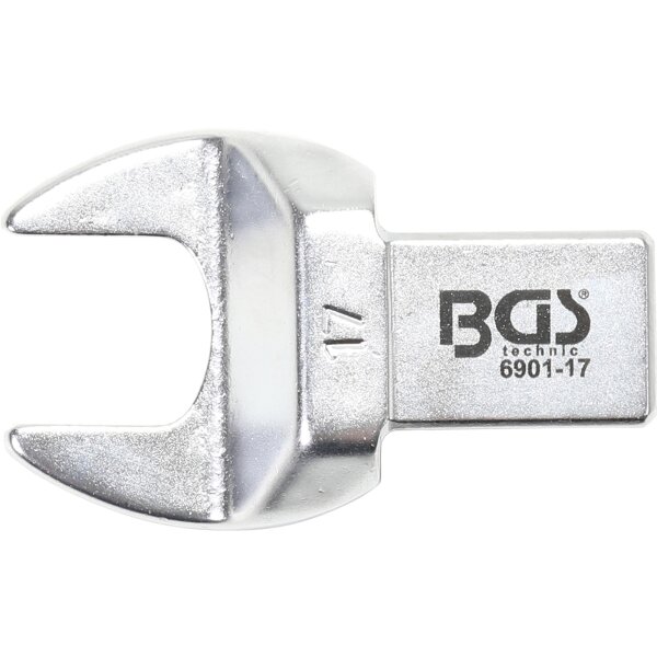 BGS Einsteck-Maulschlüssel | 17mm | Aufnahme 14 x 18mm