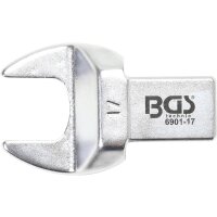 BGS Einsteck-Maulschlüssel | 17mm | Aufnahme 14 x 18mm