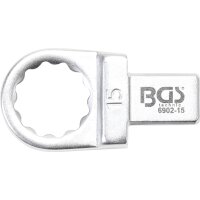 BGS Einsteck-Ringschlüssel | 15 mm | Aufnahme 9 x 12 mm