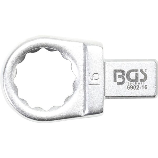 BGS Einsteck-Ringschlüssel | 16 mm | Aufnahme 9 x 12 mm