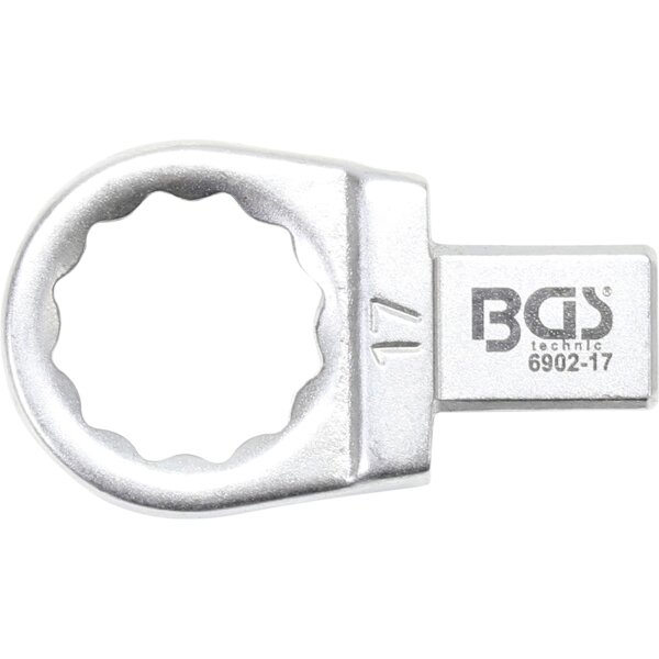 BGS Einsteck-Ringschlüssel | 17 mm | Aufnahme 9 x 12 mm