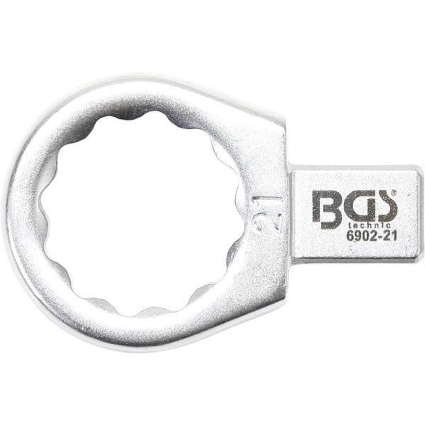 BGS Einsteck-Ringschlüssel | 21 mm | Aufnahme 9 x 12 mm