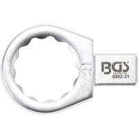 BGS Einsteck-Ringschlüssel | 21 mm | Aufnahme 9 x 12 mm