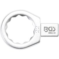 BGS Einsteck-Ringschlüssel | 22 mm | Aufnahme 9 x 12 mm